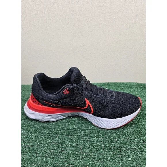 Nike React Infinity Run Flyknit 3 Womens Running Shoes Black Red Size 9 - Picture 8 of 13